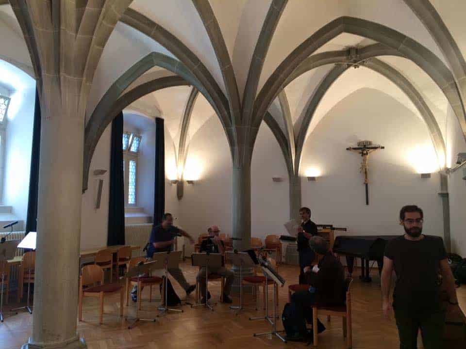 Rehearsing in Konstanz!